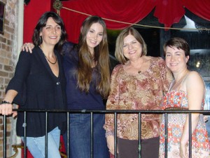 (L-R) Guest authors Wendy Corsi Staub, Marjorie M. Liu, Diane Gaston & Amanda McCabe.