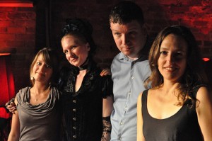Founders Syndrome...From left to right, Maya Rodale, Leanna Renee Hieber, Ron Hogan & Hope.