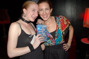 (L to R) Leanna Renee with photographer, Biz Urban at the August Lady Jane's.