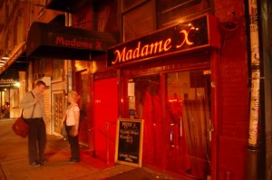 Madame X in Soho, New York City's sexiest lounge.