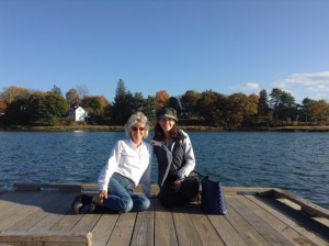 Hope & Esther_Dock at Damariscotta_10-17-14